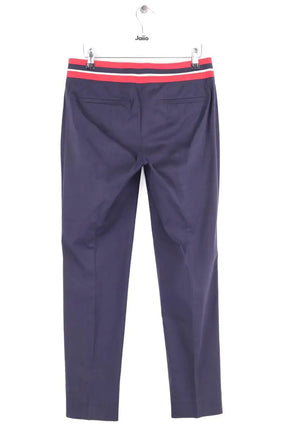 Pantalon droit Prada Bleu en Synthétique