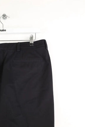 Pantalon droit Prada Noir en Coton