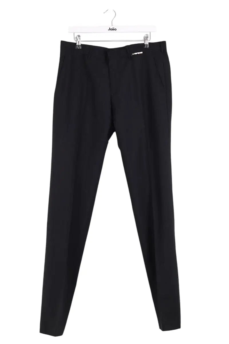 Pantalon droit Prada Noir en Laine, taille XL - Seconde Main