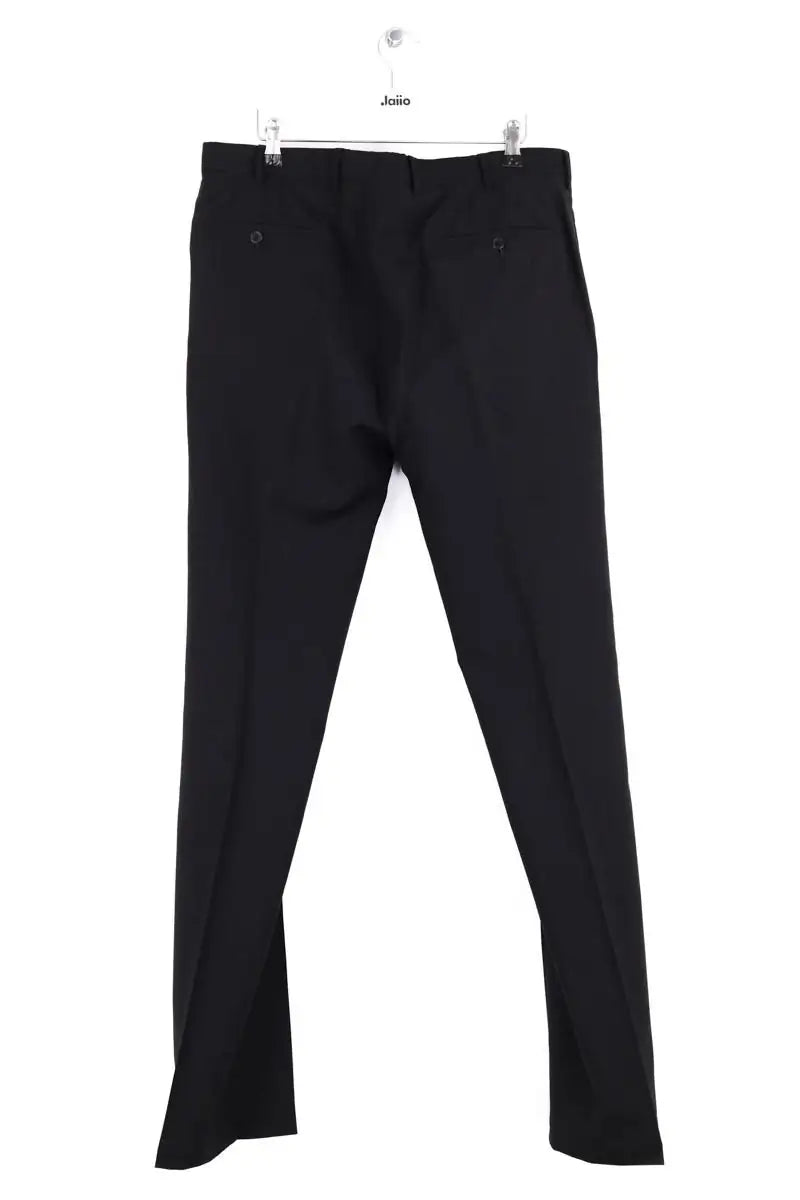 Pantalon droit Prada Noir en Laine