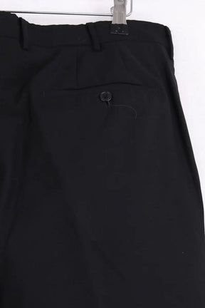 Pantalon droit Prada Noir en Laine