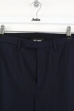 Pantalon droit Raf Simons Marine en Coton