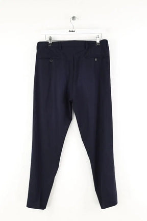 Pantalon droit Raf Simons Marine en Coton