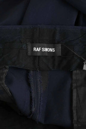 Pantalon droit Raf Simons Marine en Coton