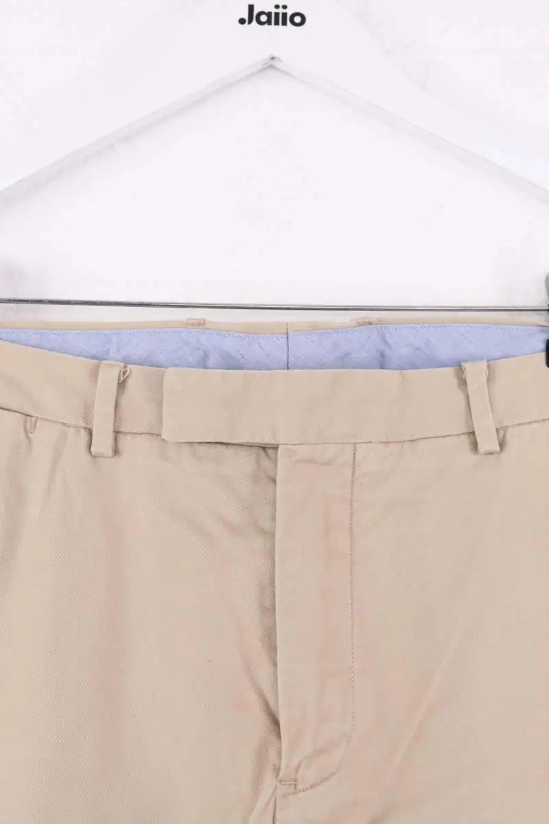 Pantalon droit Ralph Lauren Beige en Coton