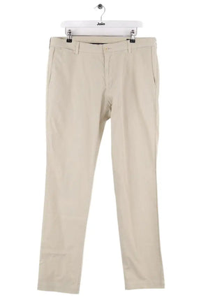 Pantalon droit Ralph Lauren Beige en Coton, taille M - Seconde Main