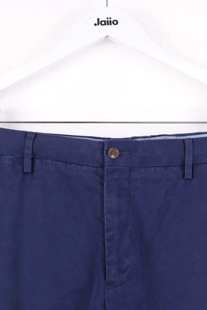 Pantalon droit Ralph Lauren Bleu en Coton