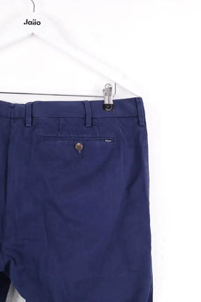 Pantalon droit Ralph Lauren Bleu en Coton