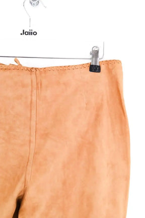 Pantalon droit Ralph Lauren Camel en Daim