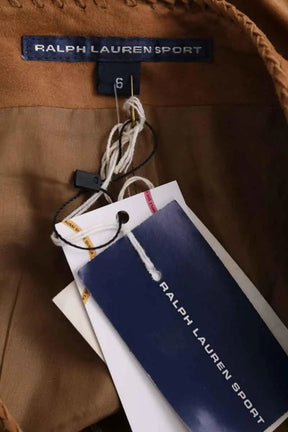 Pantalon droit Ralph Lauren Camel en Daim