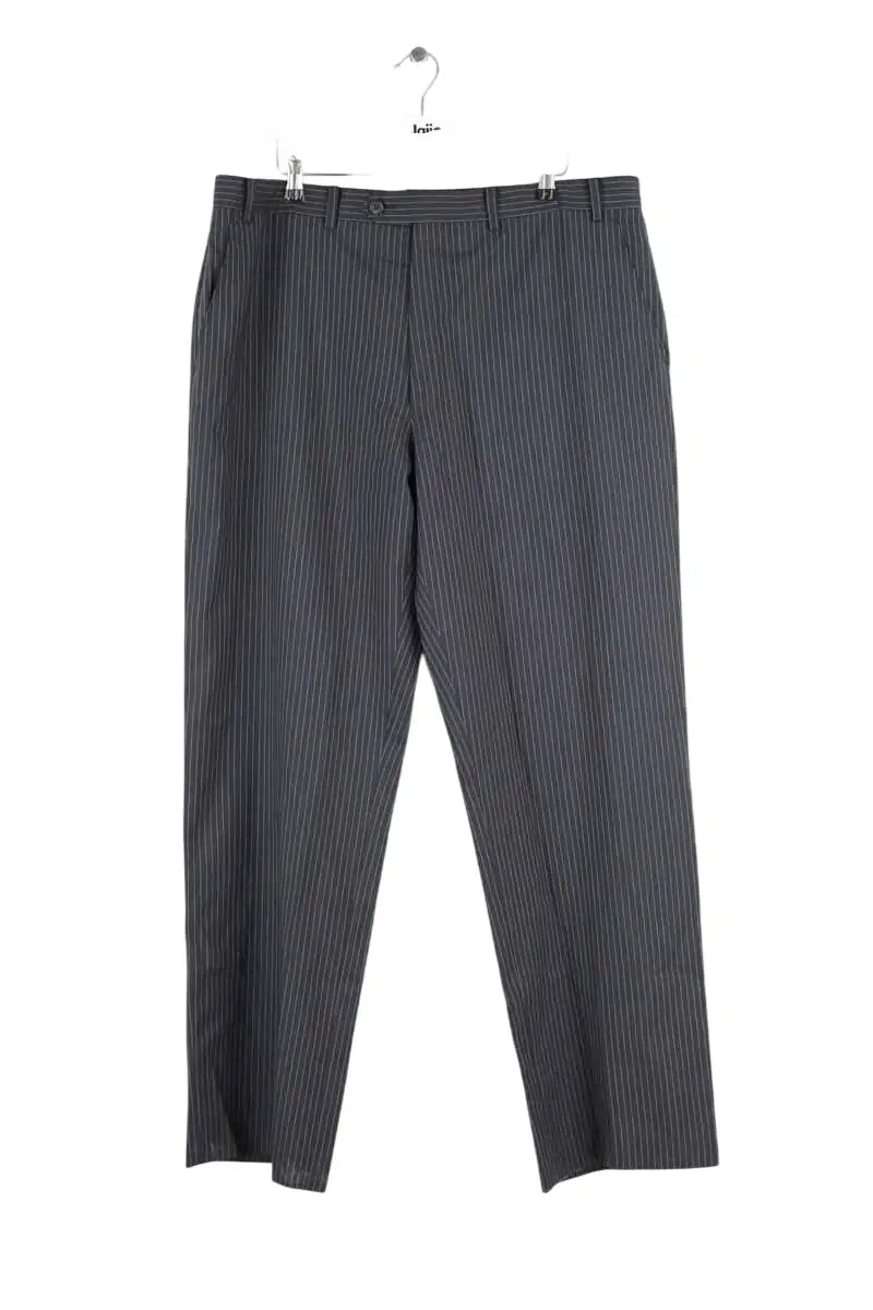 Pantalon droit Ralph Lauren Gris en Laine, taille XL - Seconde Main