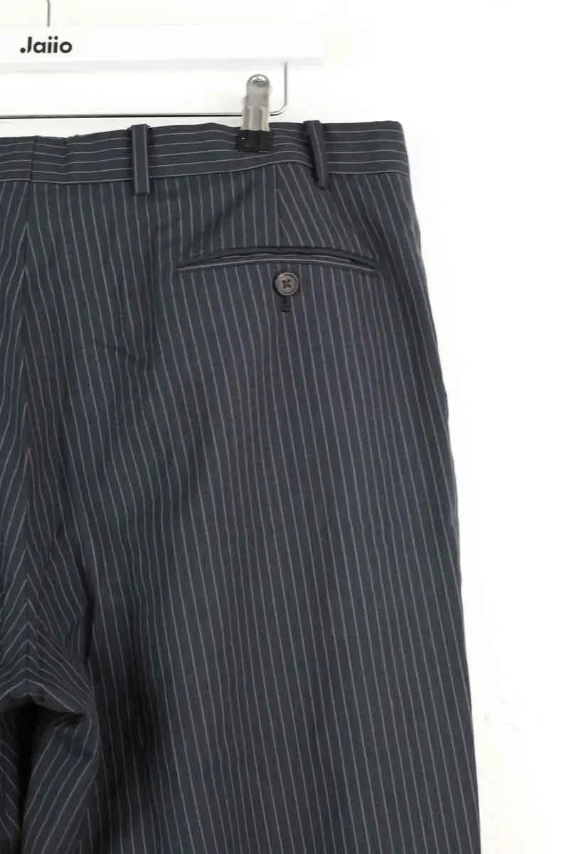 Pantalon droit Ralph Lauren Gris en Laine