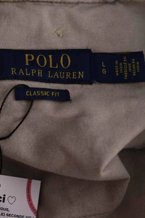 Pantalon droit Ralph Lauren Kaki en Coton