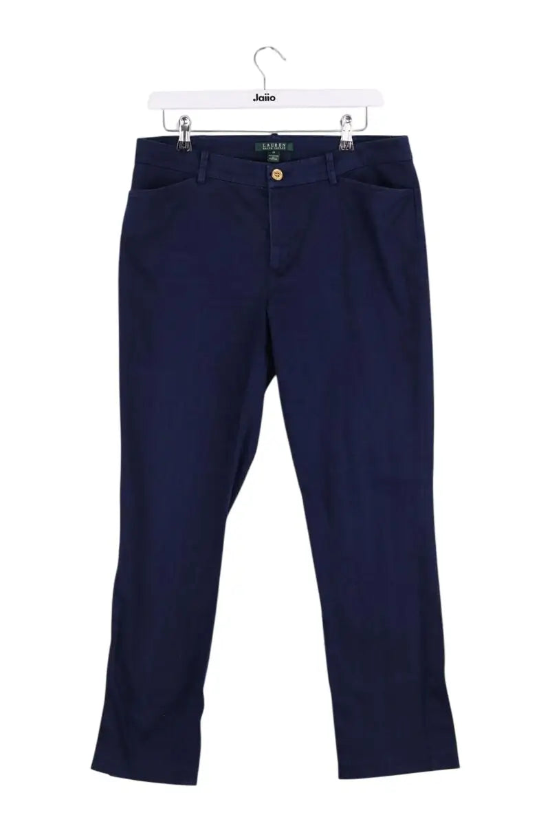 Pantalon droit Ralph Lauren Marine en Coton, taille L - Seconde Main