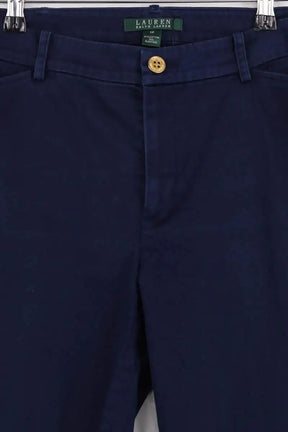 Pantalon droit Ralph Lauren Marine en Coton