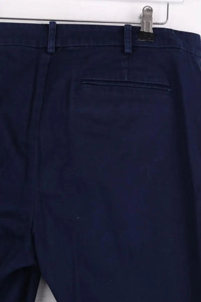 Pantalon droit Ralph Lauren Marine en Coton