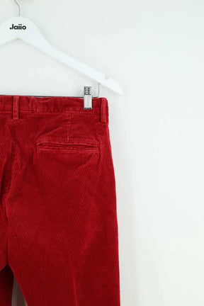 Pantalon droit Ralph Lauren Rouge en Coton