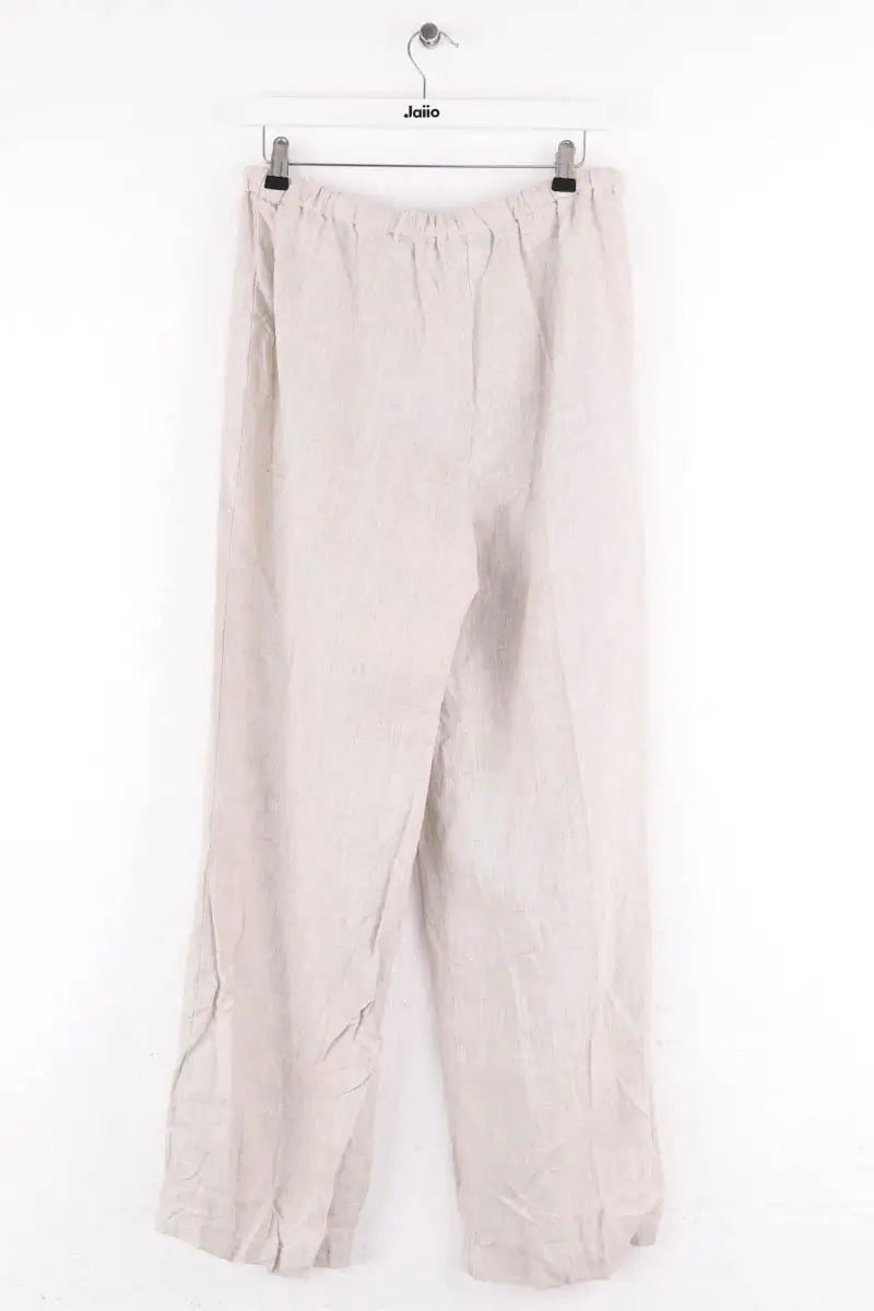 Pantalon droit Reformation Beige en Lin