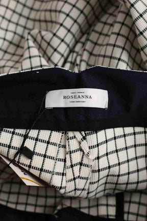 Pantalon droit Roseanna Blanc en Viscose