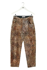 Pantalon droit Roseanna Marron en Synthétique, taille M - Seconde Main
