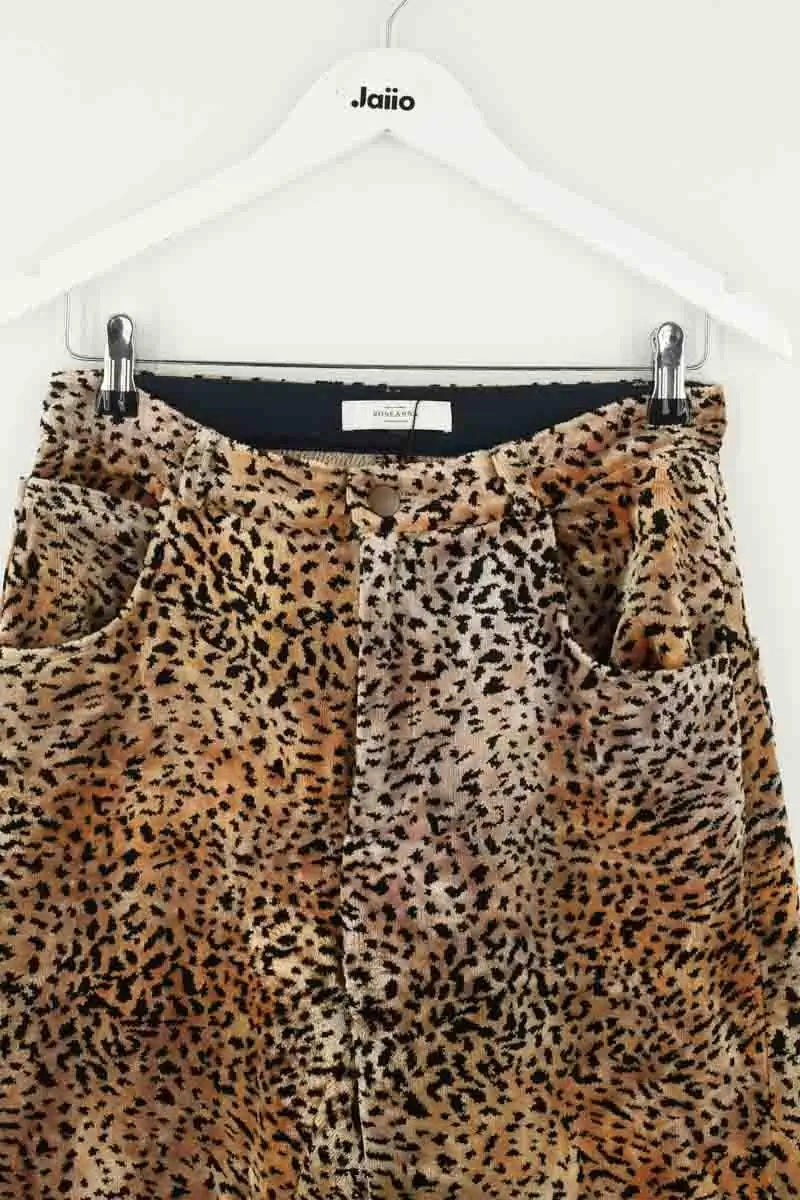Pantalon droit Roseanna Marron en Synthétique