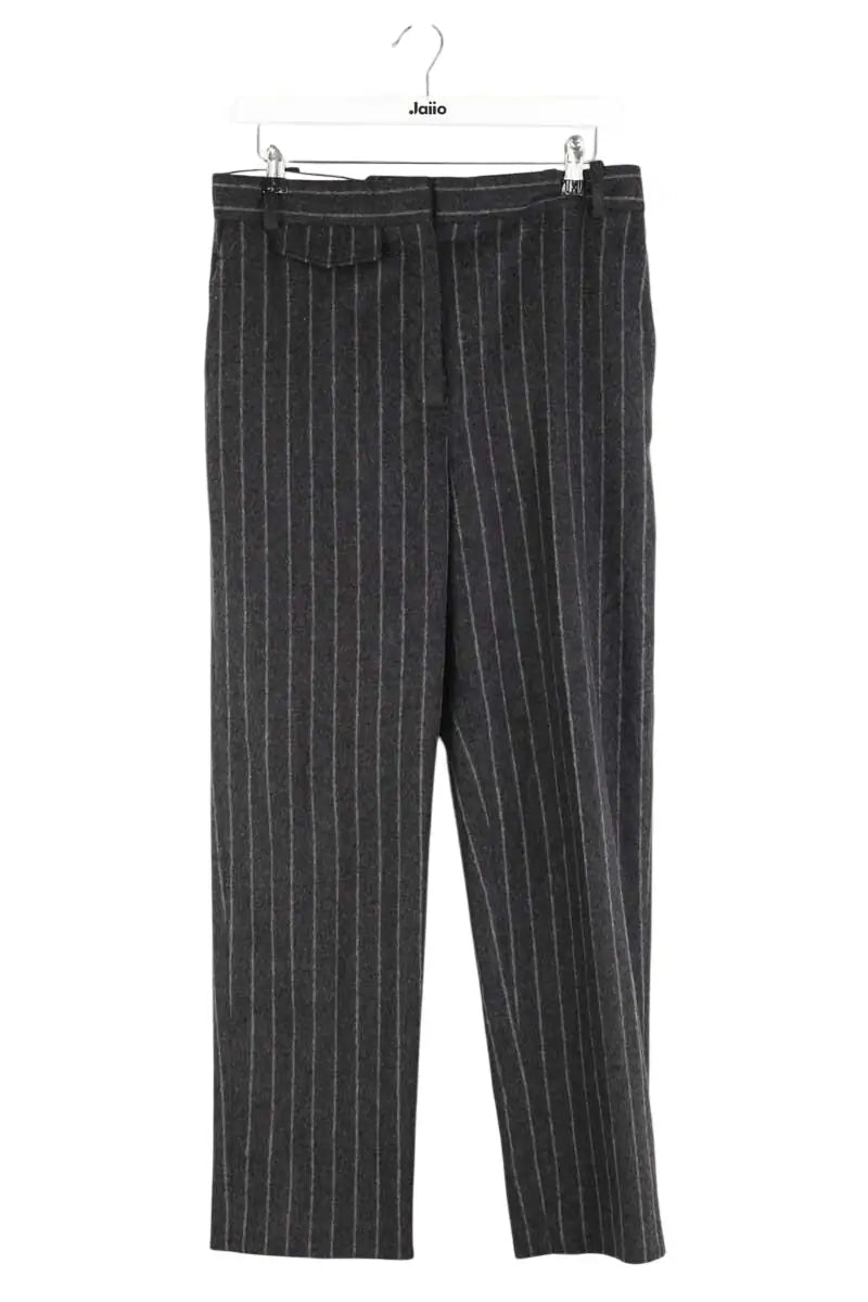 Pantalon droit Sandro Anthracite en Laine, taille M - Seconde Main