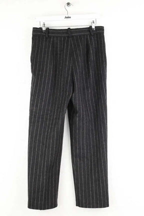 Pantalon droit Sandro Anthracite en Laine