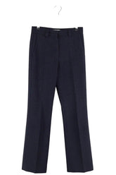 Pantalon droit Sandro Bleu en Synthétique, taille XS - Seconde Main