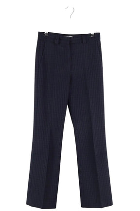 Pantalon droit Sandro Bleu en Synthétique, taille XS - Seconde Main