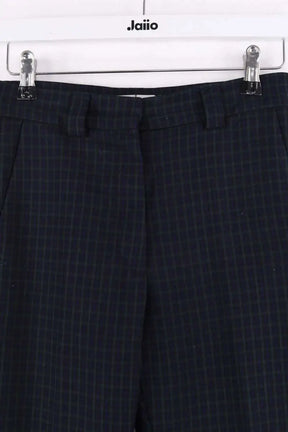 Pantalon droit Sandro Bleu en Synthétique