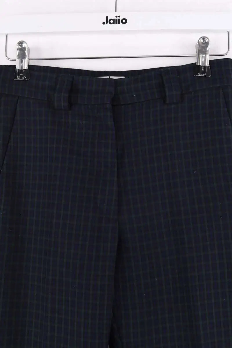 Pantalon droit Sandro Bleu en Synthétique