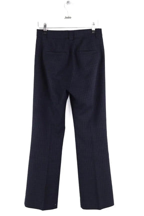 Pantalon droit Sandro Bleu en Synthétique