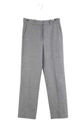 Pantalon droit Sandro Gris en Coton, taille S - Seconde Main