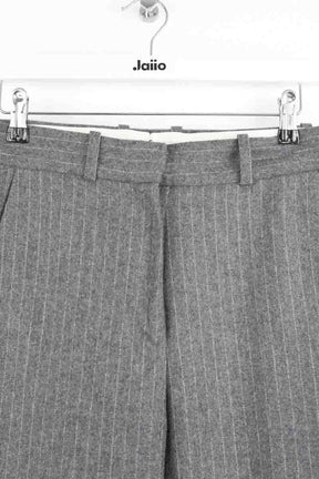 Pantalon droit Sandro Gris en Coton