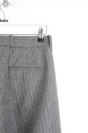 Pantalon droit Sandro Gris en Coton