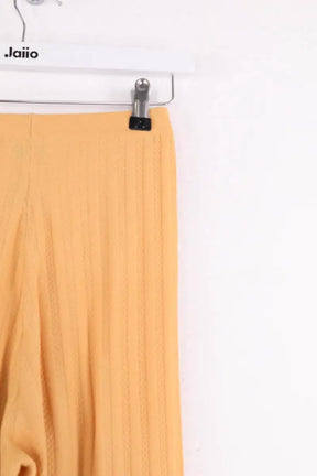 Pantalon droit Sandro Jaune en Viscose