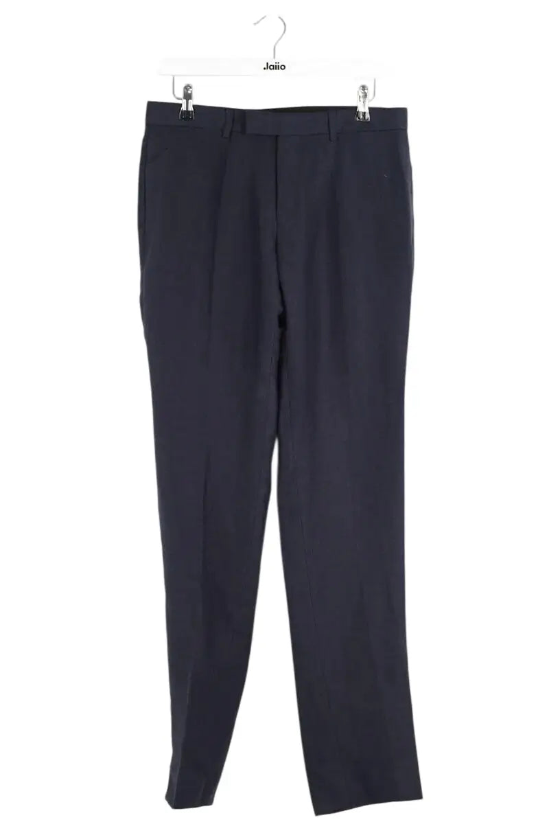 Pantalon droit Sandro Marine en Laine, taille M - Seconde Main