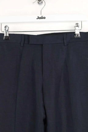 Pantalon droit Sandro Marine en Laine