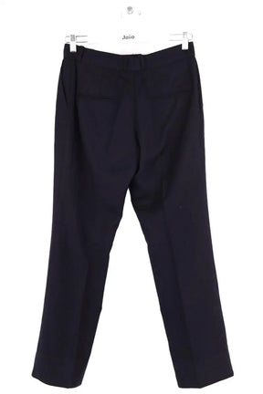 Pantalon droit Sandro Marine en Laine