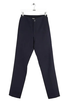 Pantalon droit Sandro Marine en Polyester, taille S - Seconde Main