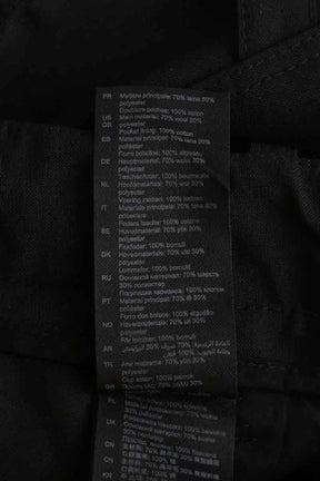 Pantalon droit Sandro Noir en Laine