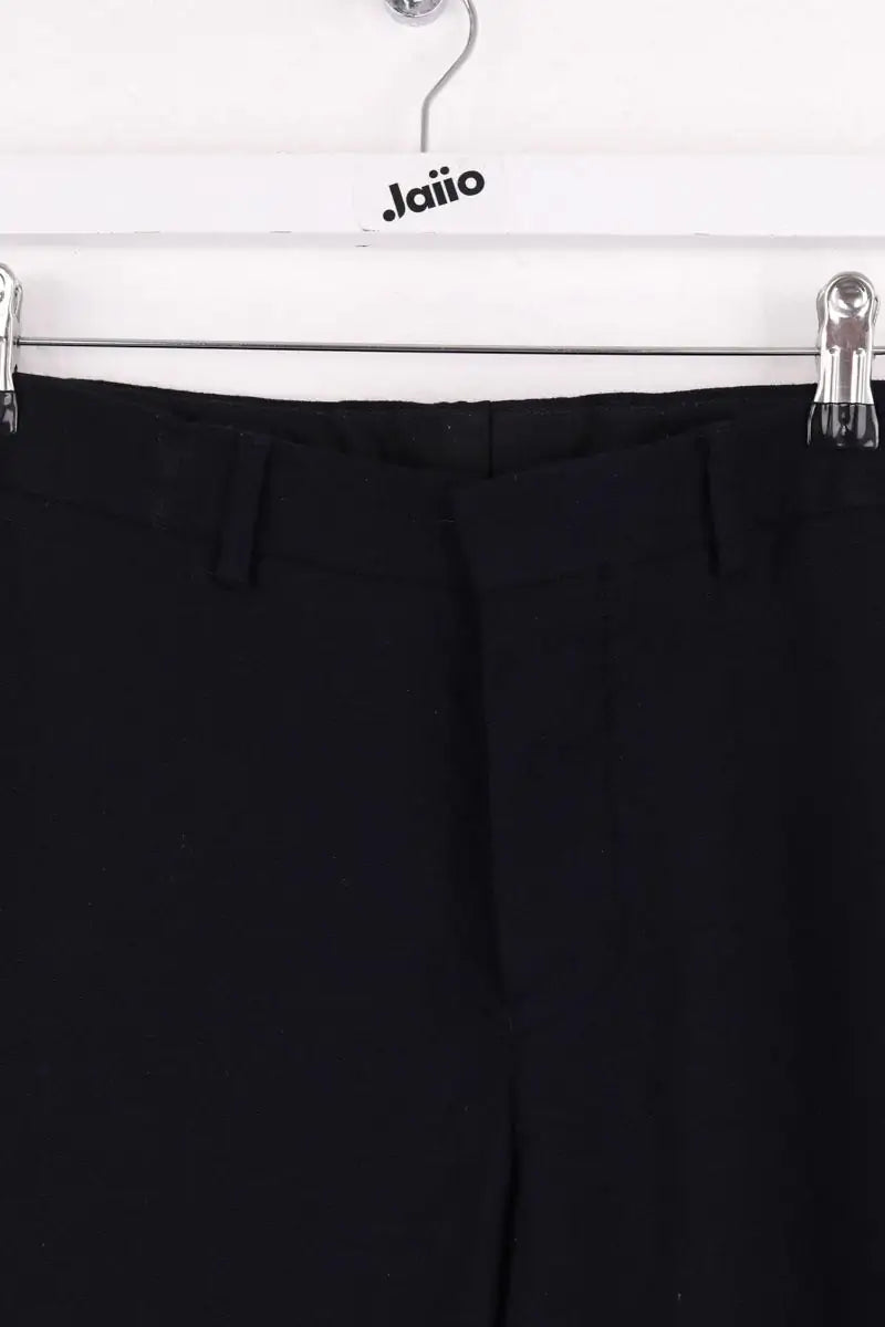 Pantalon droit Sandro Noir en Laine