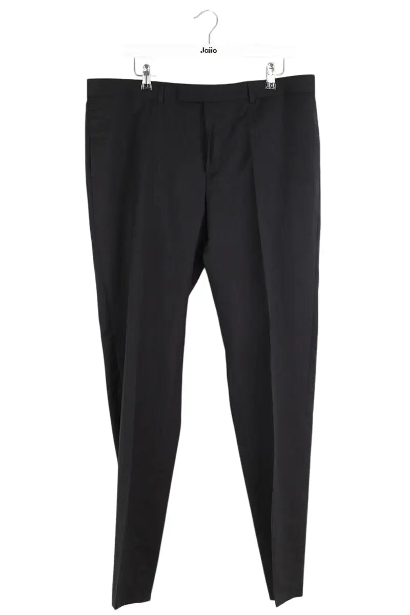 Pantalon droit Sandro Noir en Laine, taille XL - Seconde Main