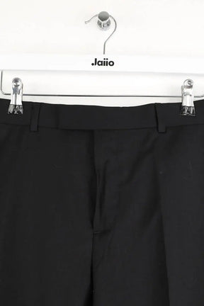 Pantalon droit Sandro Noir en Laine