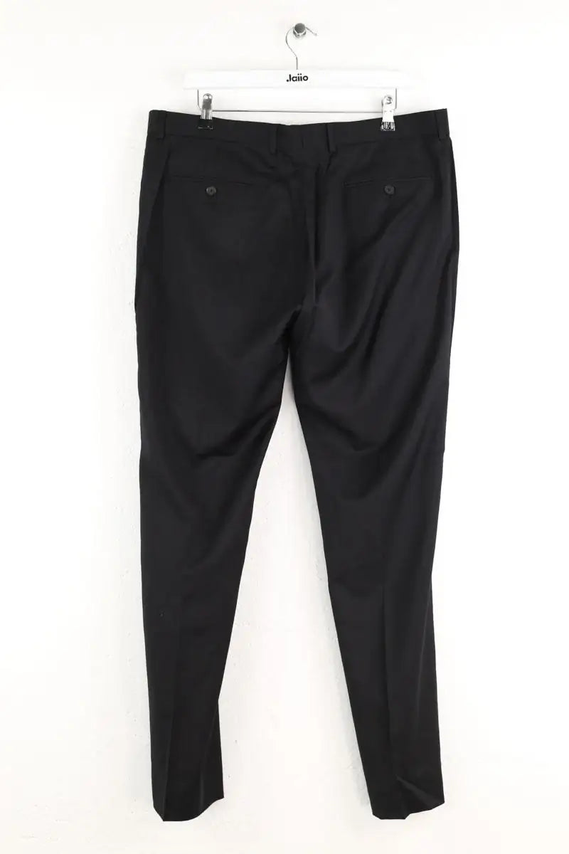 Pantalon droit Sandro Noir en Laine