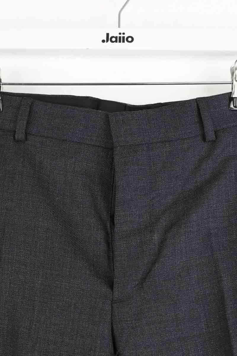 Pantalon droit Sandro Noir en Laine