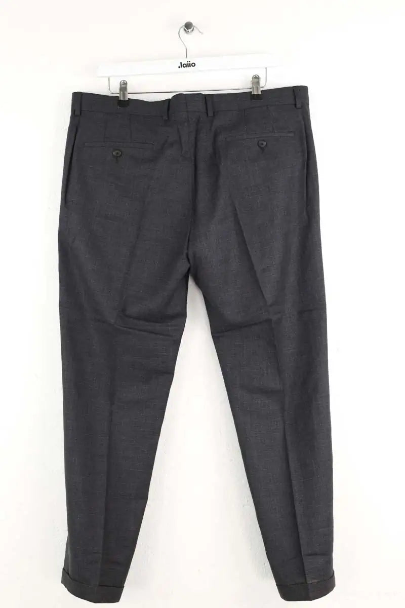 Pantalon droit Sandro Noir en Laine