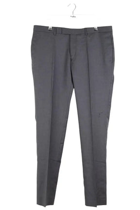 Pantalon droit Sandro Noir en Laine, taille XL - Seconde Main