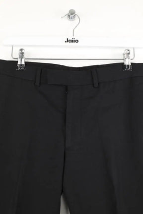 Pantalon droit Sandro Noir en Laine
