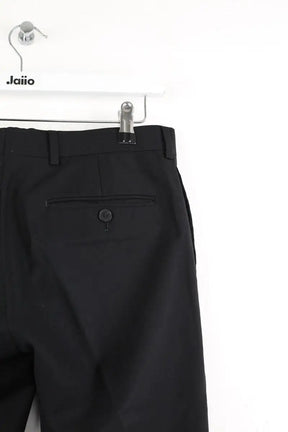 Pantalon droit Sandro Noir en Laine